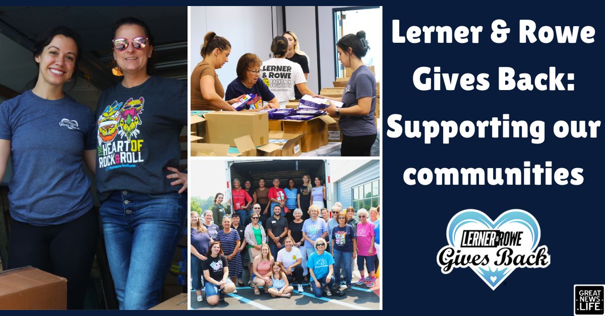 Lerner & Rowe ‘Gives Back’ to Northwest Indiana, Chicagoland with heartfelt community service, partnerships with local organizations
