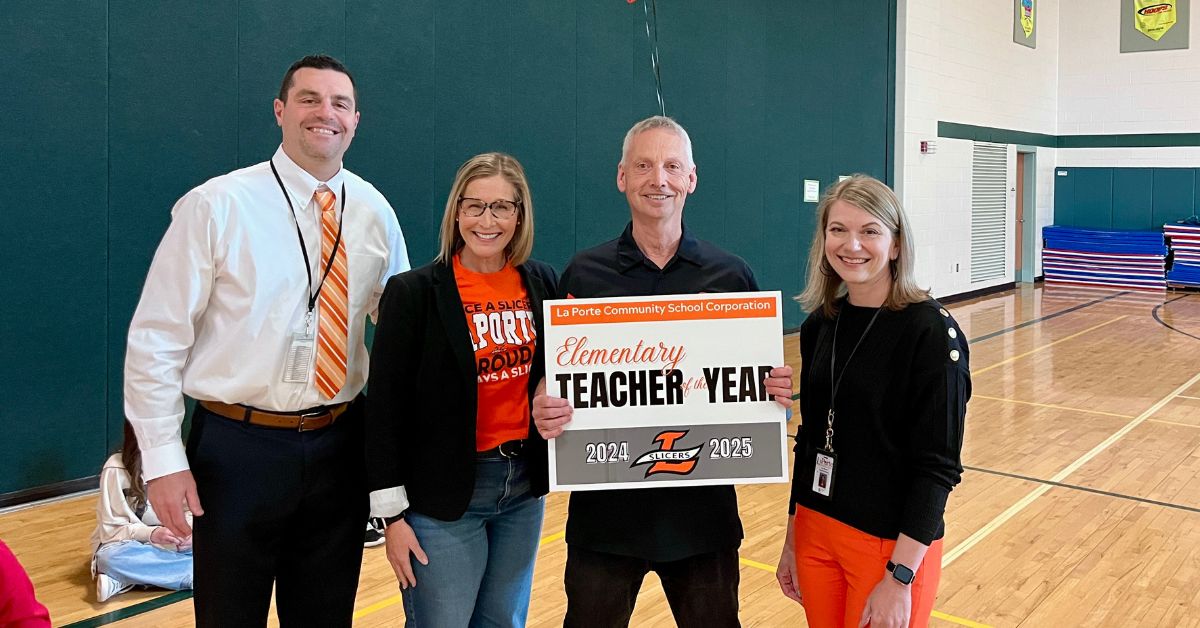 La Porte Community School Corporation Celebrates Martin Briggs as 2026 Indiana Teacher of the Year Finalist