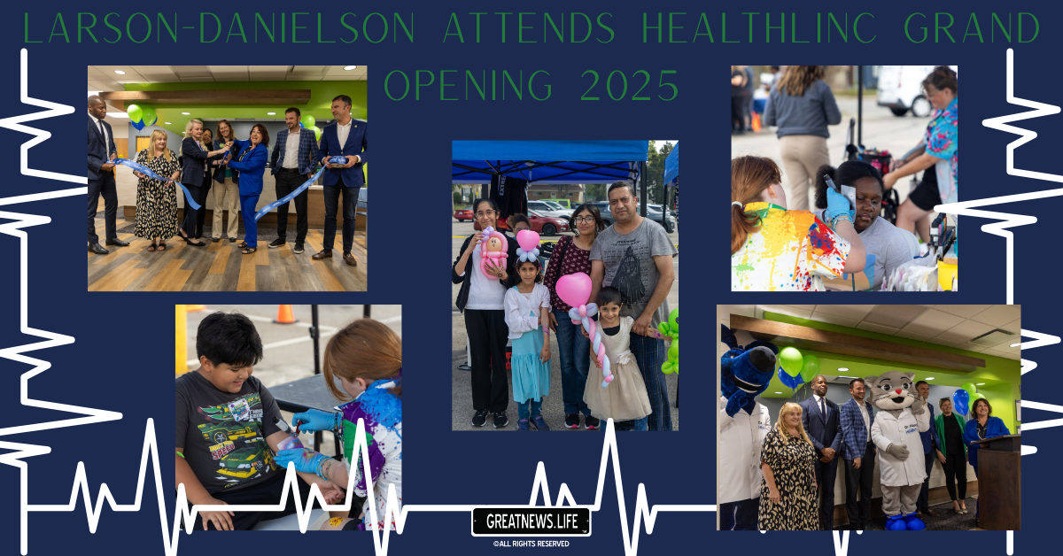 Larson-Danielson Construction Company attends HealthLInc Ribbon Cutting 2025