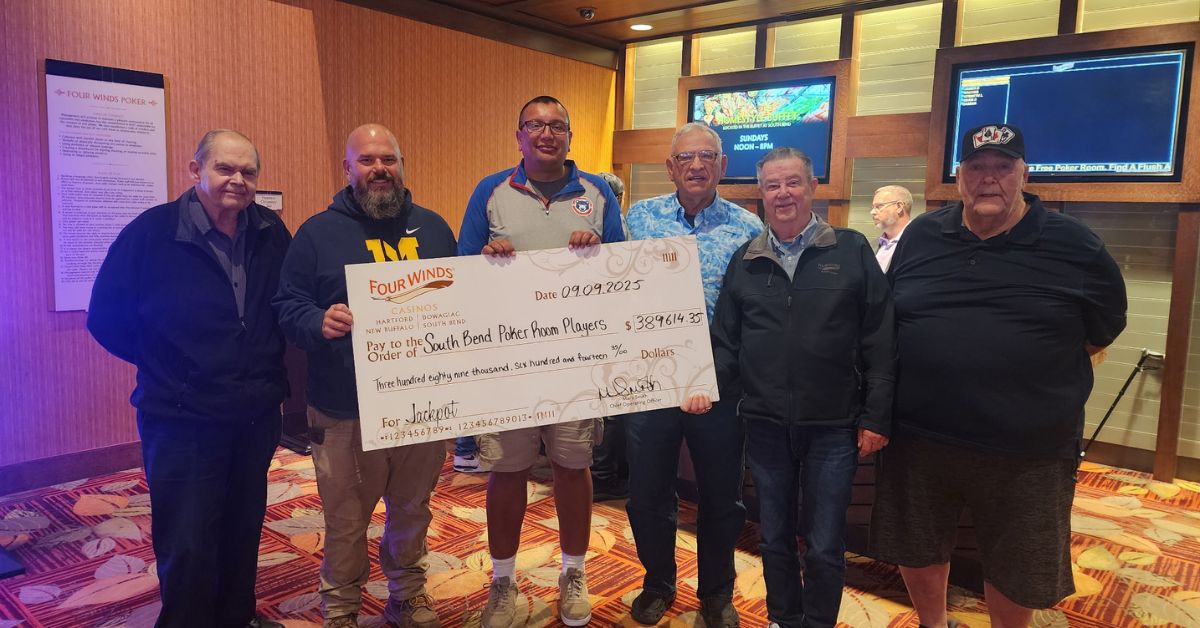 A $389,614 Bad Beat Jackpot Won at Four Winds South Bend