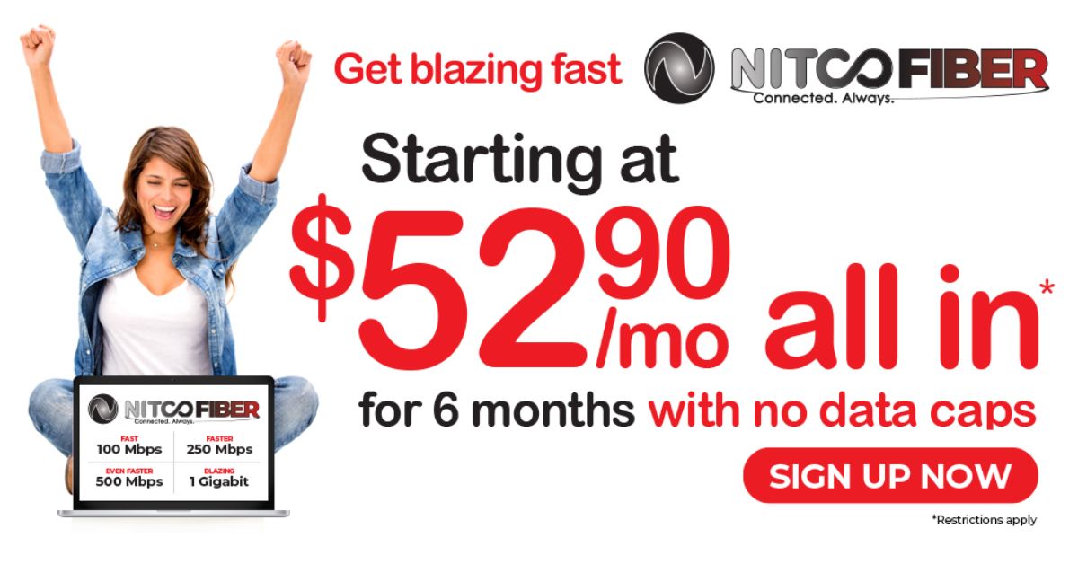 NITCO’s new promotional offer brings faster speeds and bigger savings to Northwest Indiana