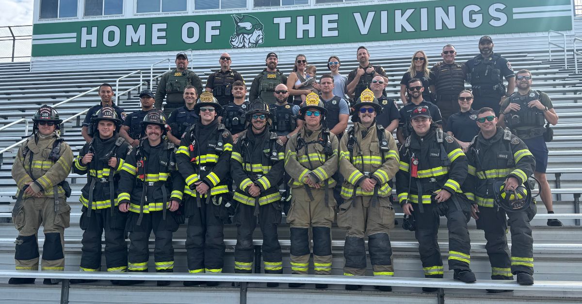 Valparaiso Police Department Honors 9/11 Heroes in Memorial Stair Climb