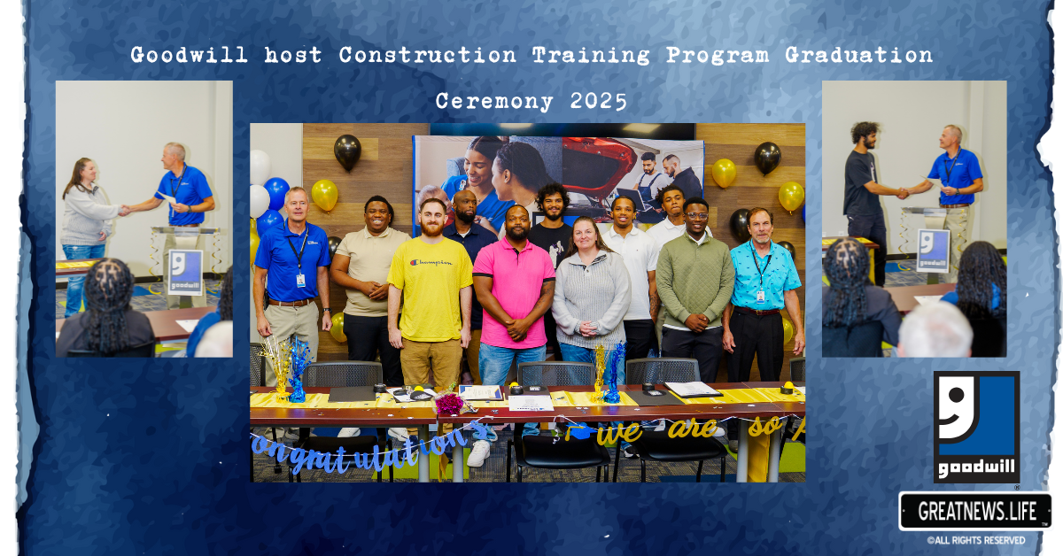 Goodwill host Construction Training Program Graduation Ceremony 2025