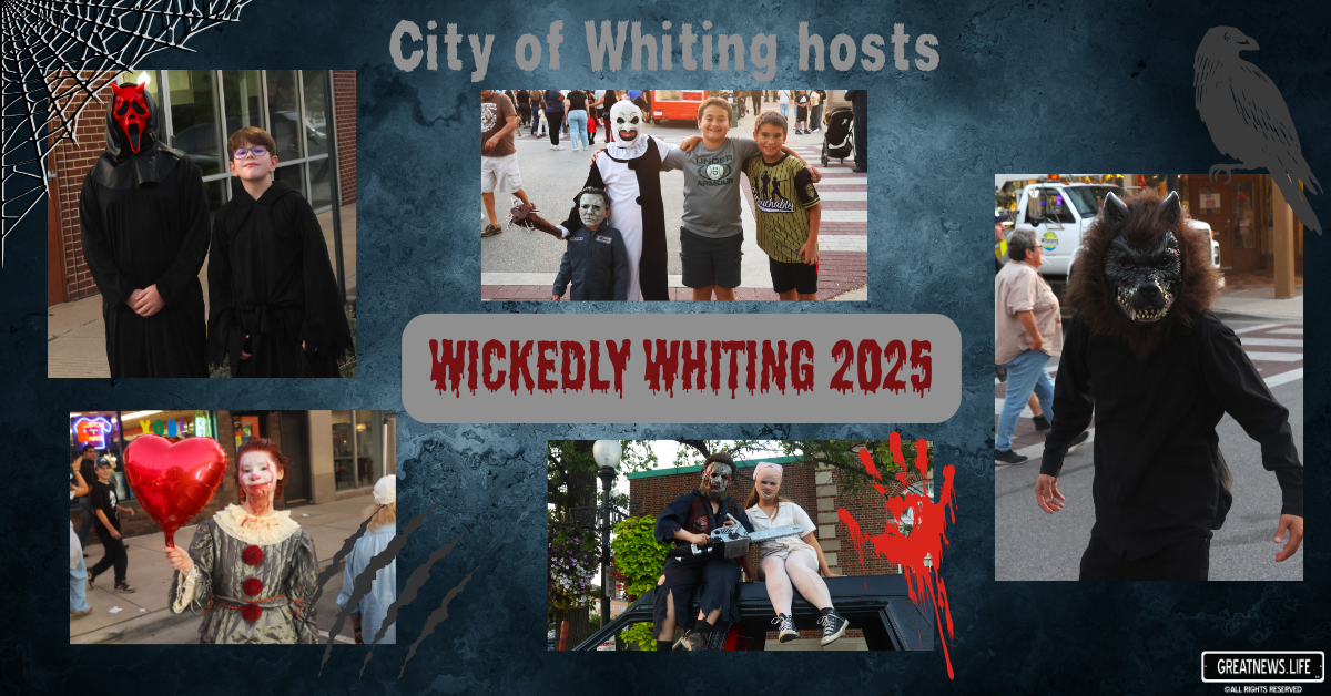 City of Whiting treats the community with fiery tricks and creepy costumes at annual Wickedly Whiting