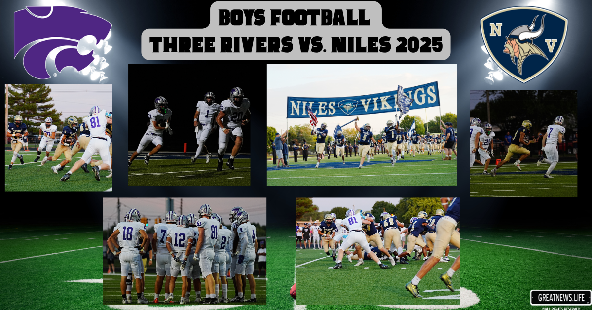 BOYS FOOTBALL Three Rivers VS. Niles 2025