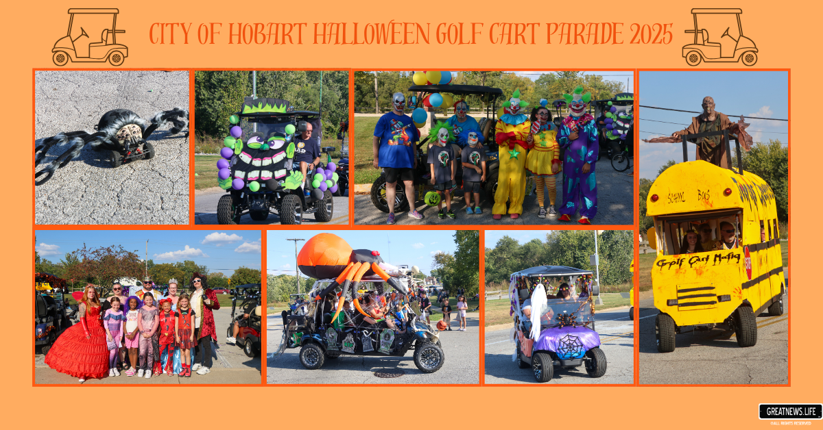 City of Hobart Halloween Golf Cart Parade 2025