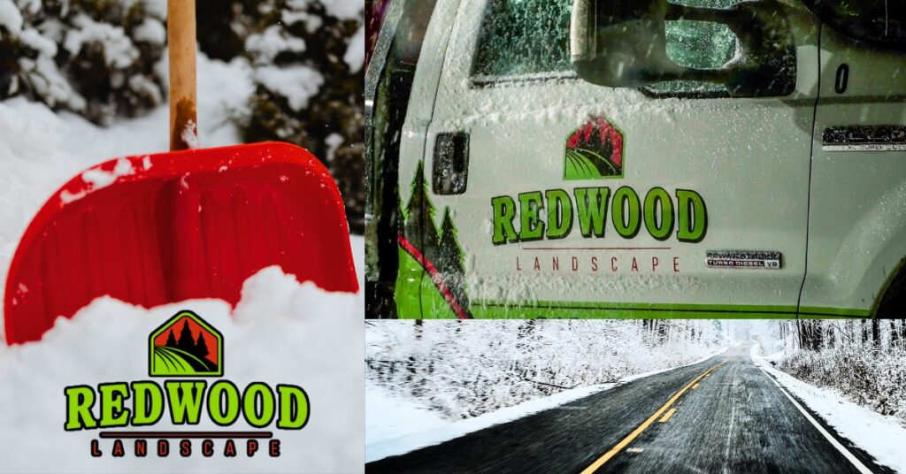 Redwood Landscape ensures customer safety and accessibility with snow removal services