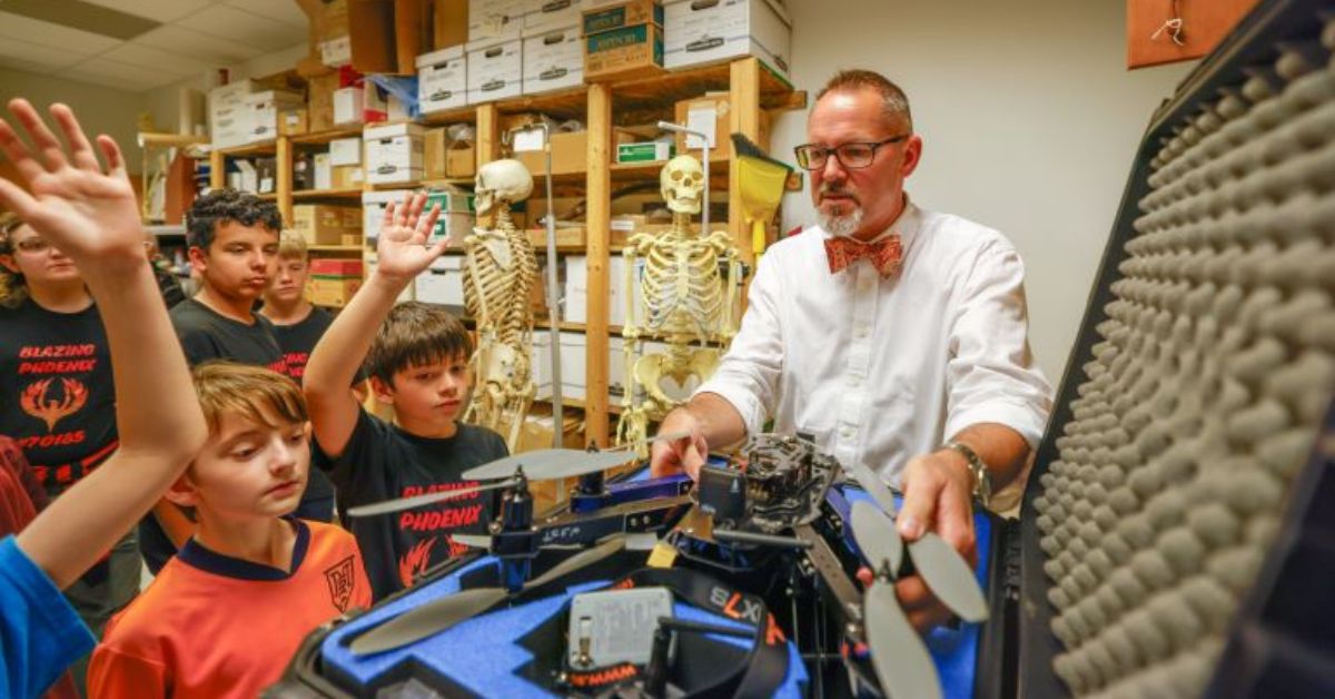 Anthropology Professor Consulting for Students Robotics Teams Competing in Lego STEM Challenge
