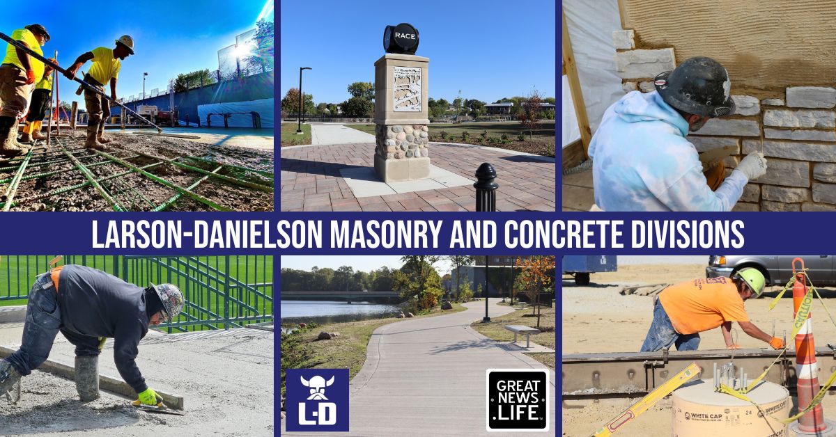 Larson-Danielson’s Masonry and Concrete Divisions help shape Northern Indiana and beyond