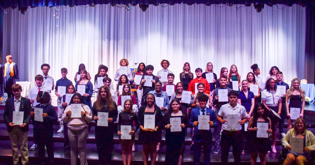 Celebrating Scholarship, Leadership, Service, and Character: MCHS Inducts 44 into National Honor Society