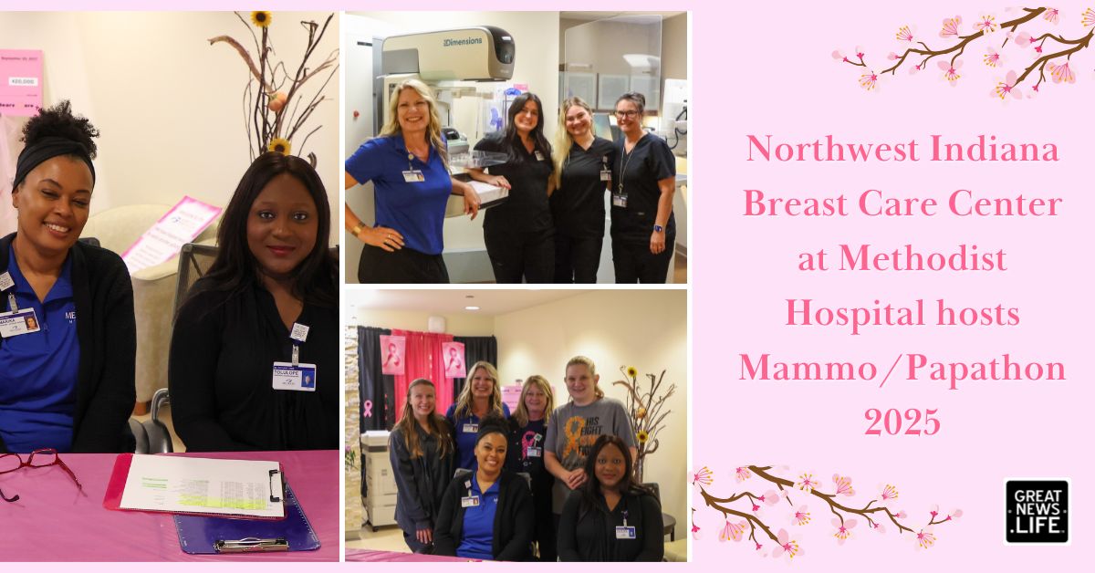 Northwest Indiana Breast Care Center at Methodist Hospital hosts Mammo/Papathon 2025