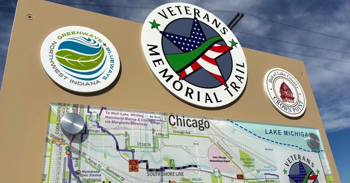 Crown Point Unveiling Bike Trail Extension