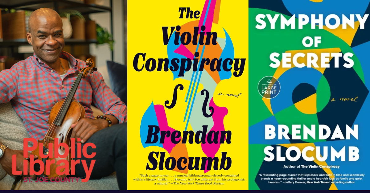 Musical Thriller Author Coming to SJCPL in January