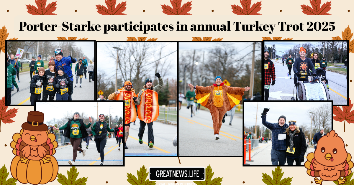 Thousands race through Valparaiso at Porter-Starke Services’ annual Turkey Trot 5k Run/Walk