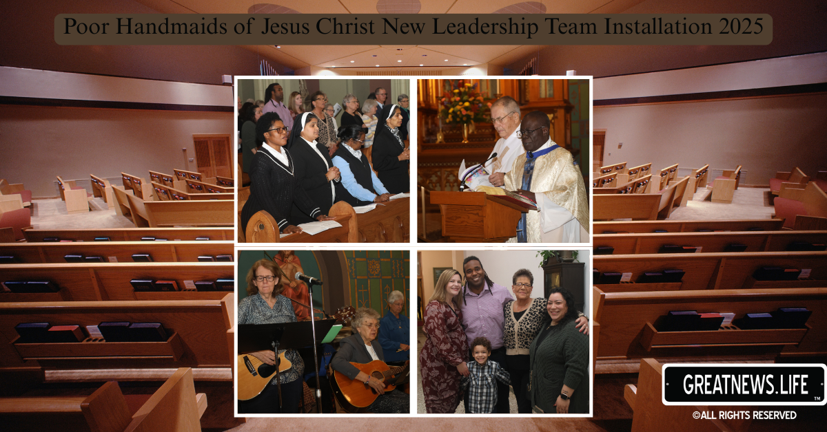 Poor Handmaids of Jesus Christ welcomes five sisters in new leadership team installation during Saturday mass at The Center at Donaldson