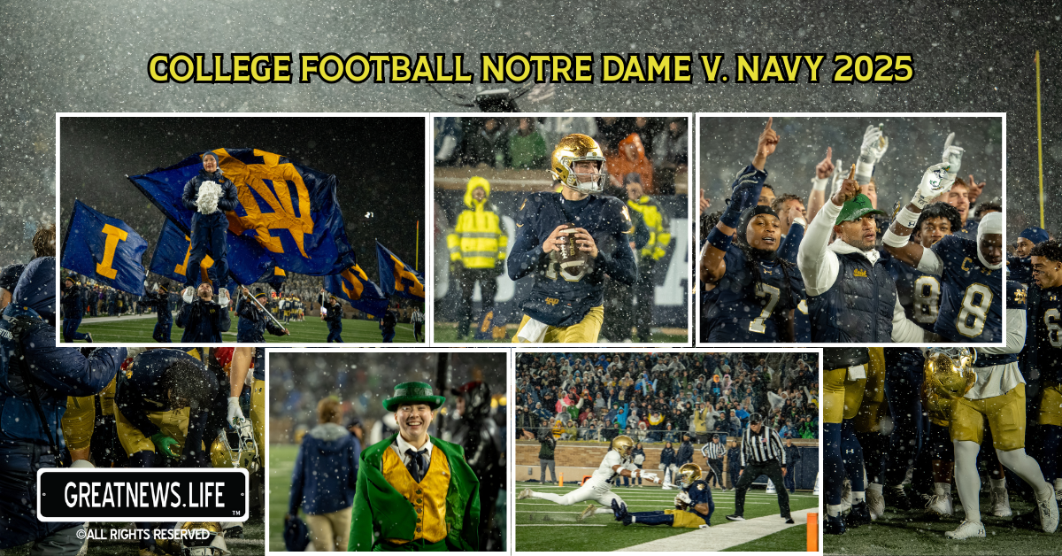 COLLEGE FOOTBALL Notre Dame v. Navy 2025