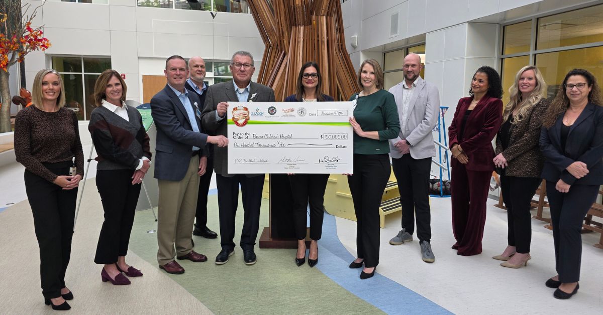 Pokagon Band of Potawatomi and its Four Winds Casinos donate proceeds from the 2025 Four Winds Invitational to Beacon Children’s Hospital