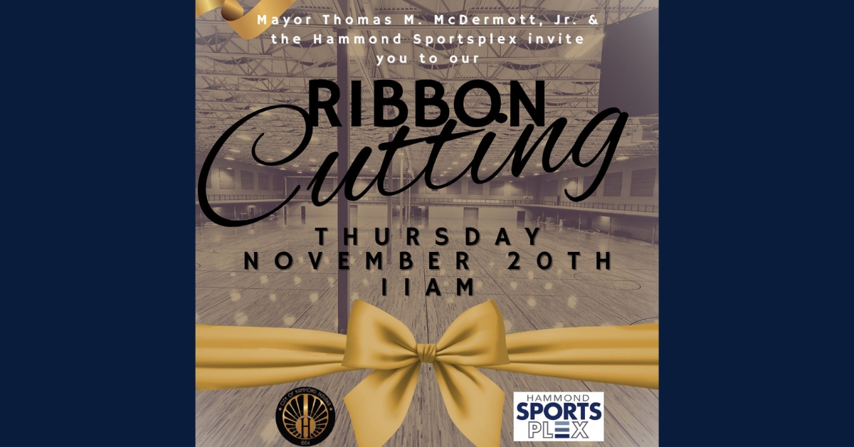 City of Hammond Celebrates Hammond Sportsplex Expansion with Ribbon Cutting Ceremony