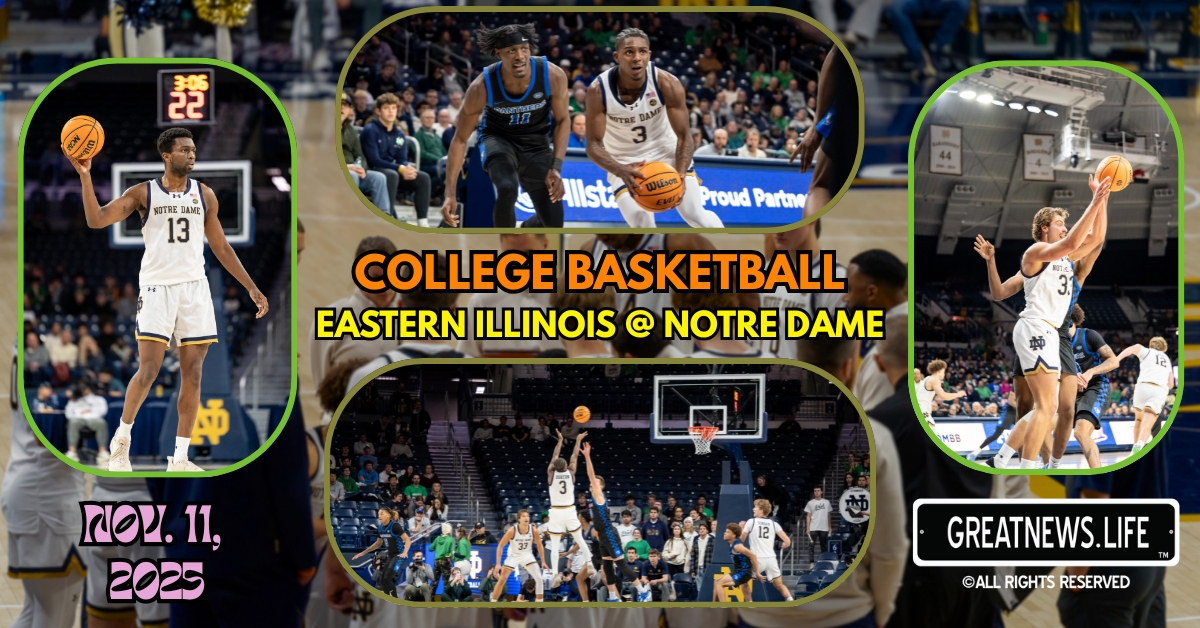 College Basketball Notre Dame v. Eastern Illinois 2025