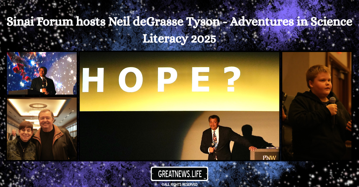 Sinai Forum hosts Neil deGrasse Tyson – Adventures in Science Literacy 2025