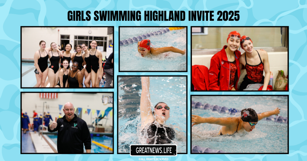 GIRLS SWIMMING HIGHLAND INVITE 2025