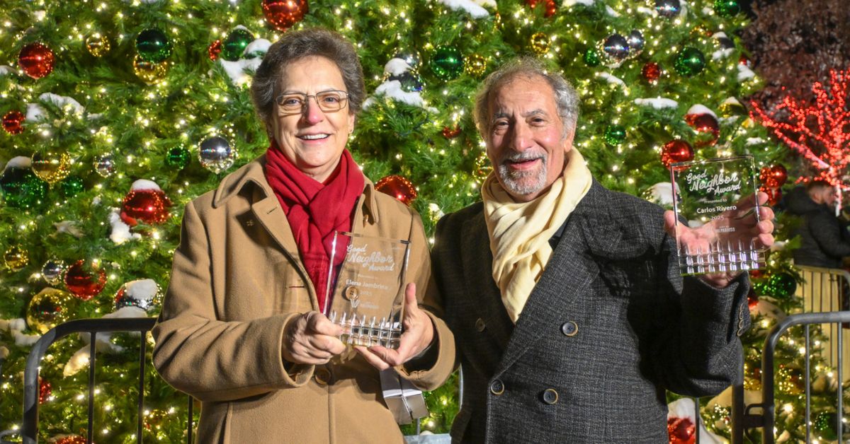 Carlos Rivero and Elena Jambrina Named Good Neighbors for 2025