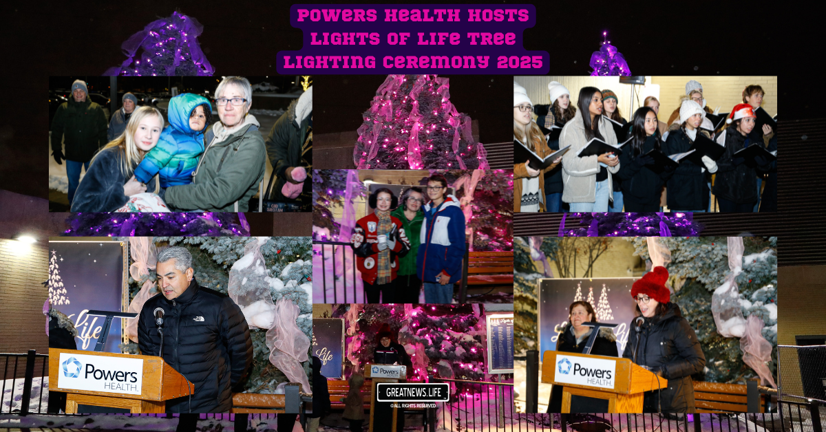 Powers Health hosts 2025 Lights of Life Tree Lighting Ceremony for the community