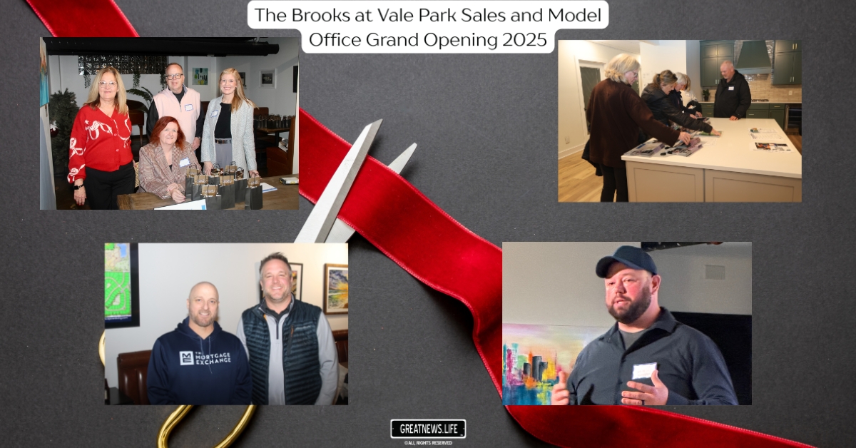 The Brooks at Vale Park showcases Courtyard at the Brooks with Sales and Model Office Grand Opening