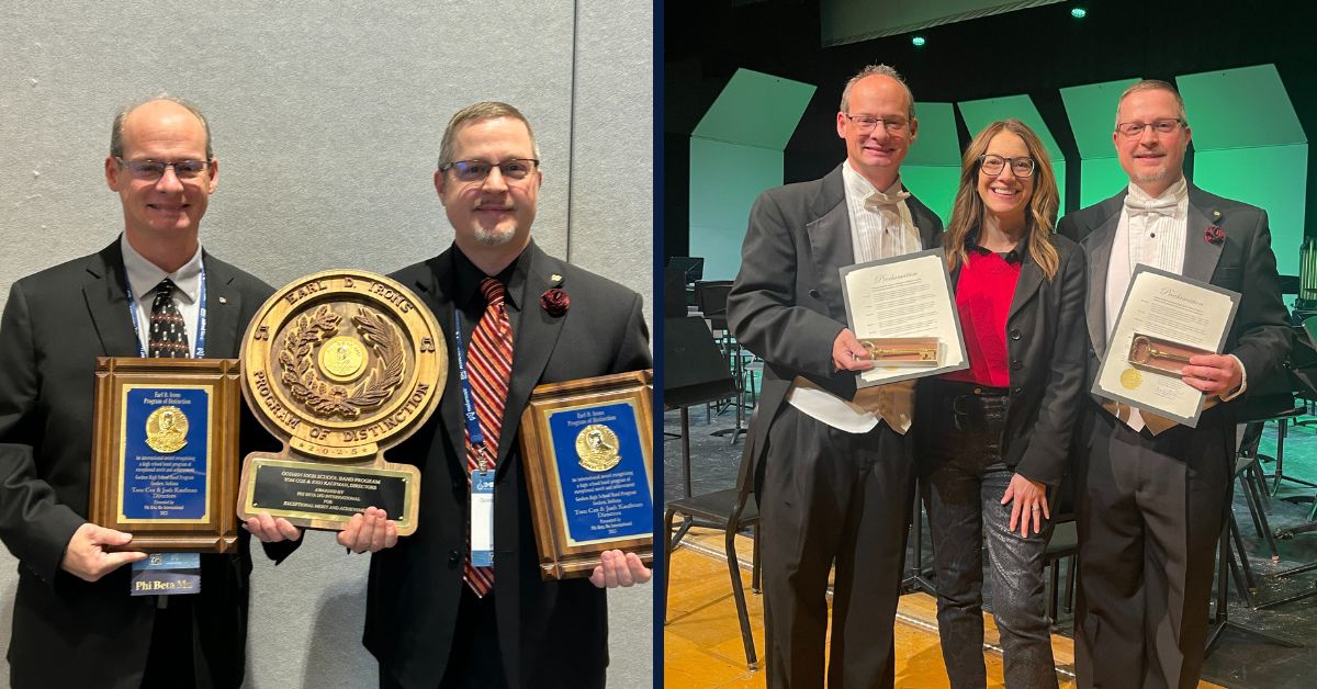 Goshen High School Band Receives National Program of Distinction; City Declares Band Excellence Day