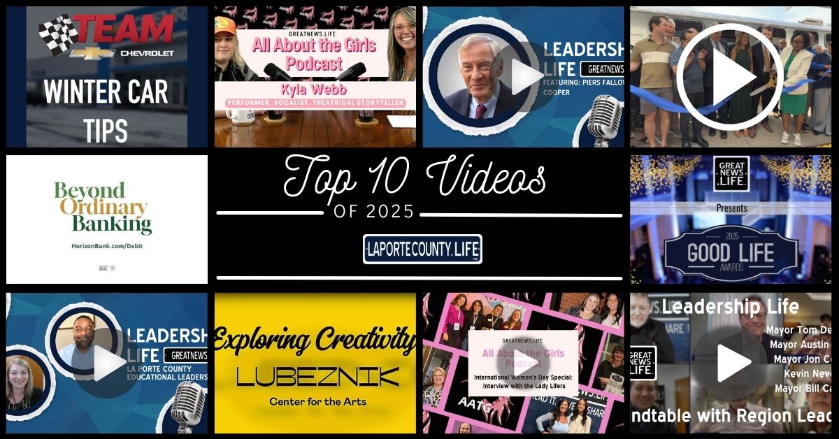 Top 10 Videos on LaPorteCounty.Life in 2025