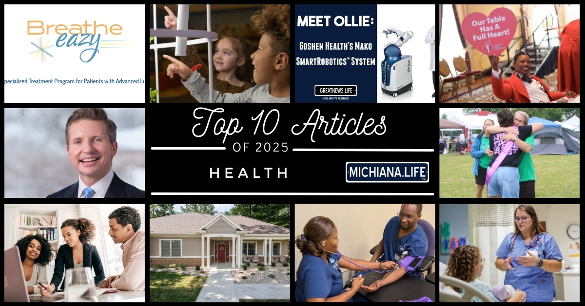 Top 10 Health Articles for Michiana.Life in 2025
