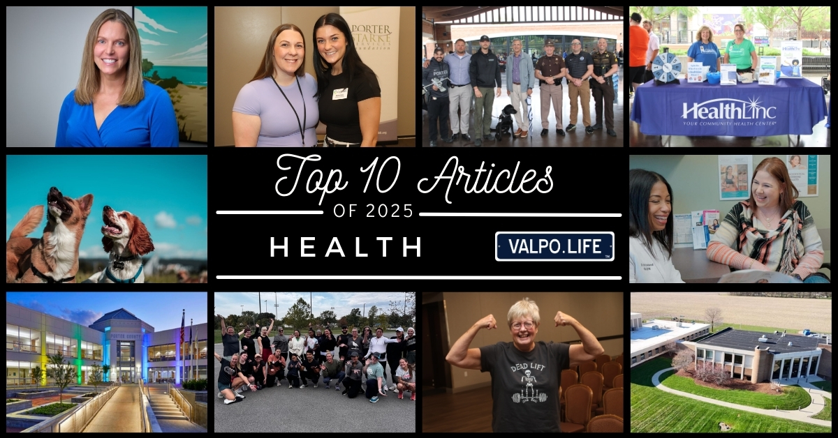 Top 10 Health Articles for Valpo.Life in 2025