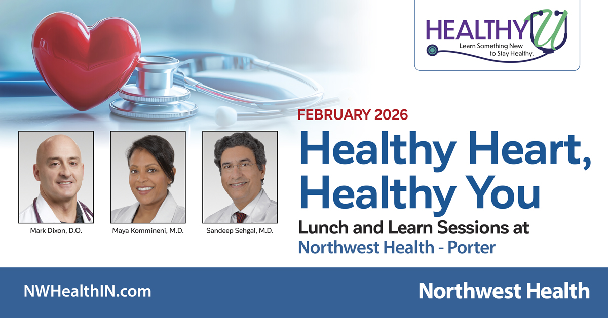 Northwest Health to Offer Lunch-n-Learn Seminars for American Heart Month