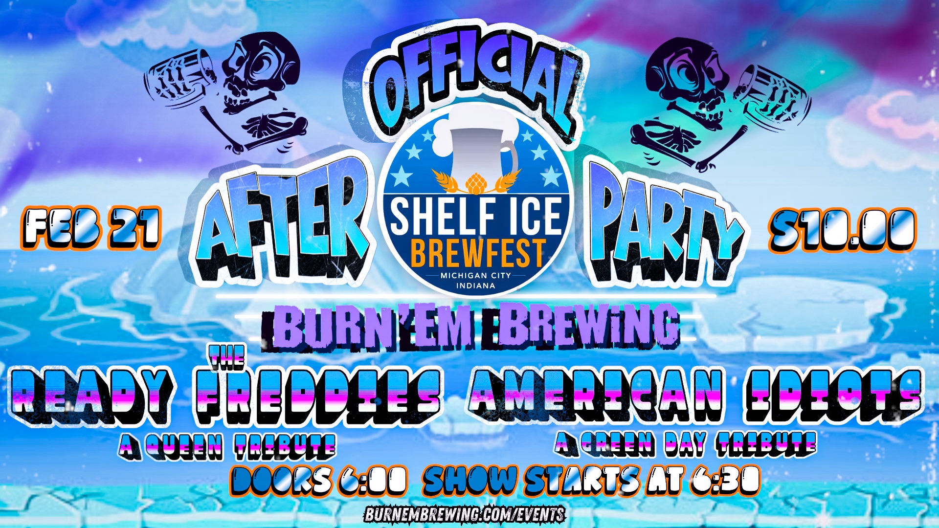 Shelf Ice Afterparty &amp; Burn ‘Em Brewing 2nd Street Anniversary