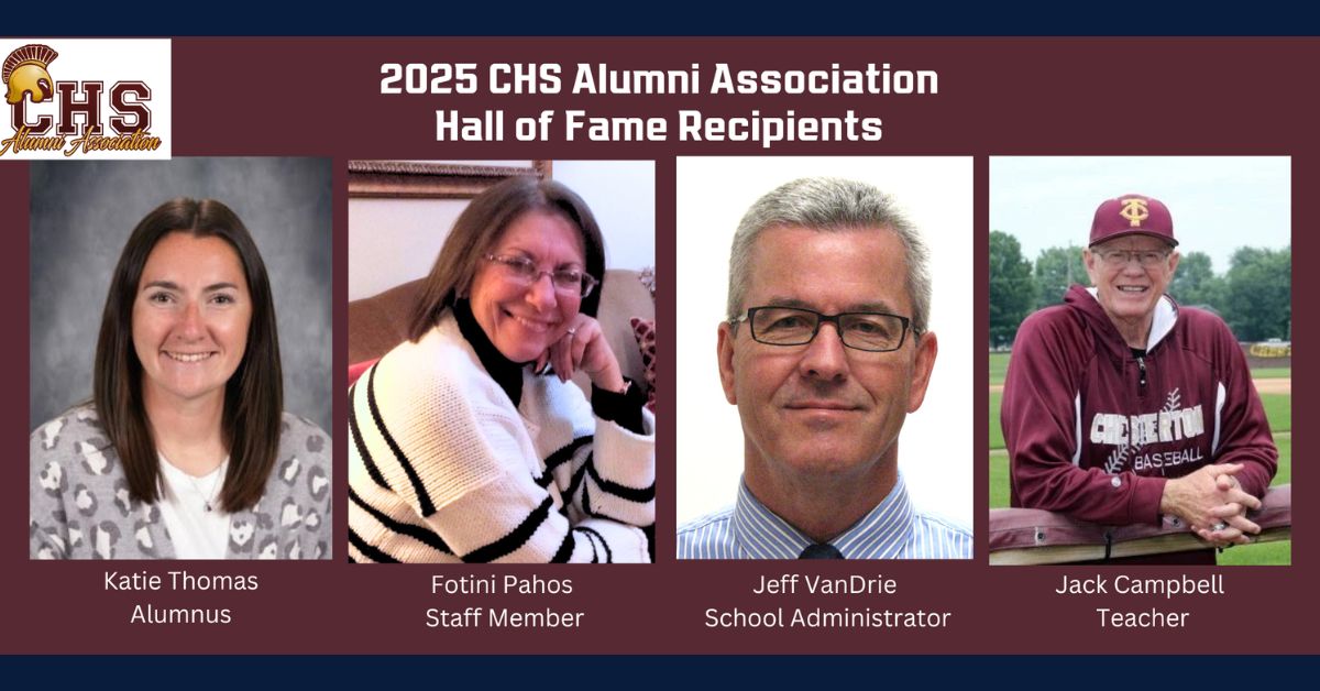 Chesterton High School Alumni Association announces Hall of Fame 2025 recipients