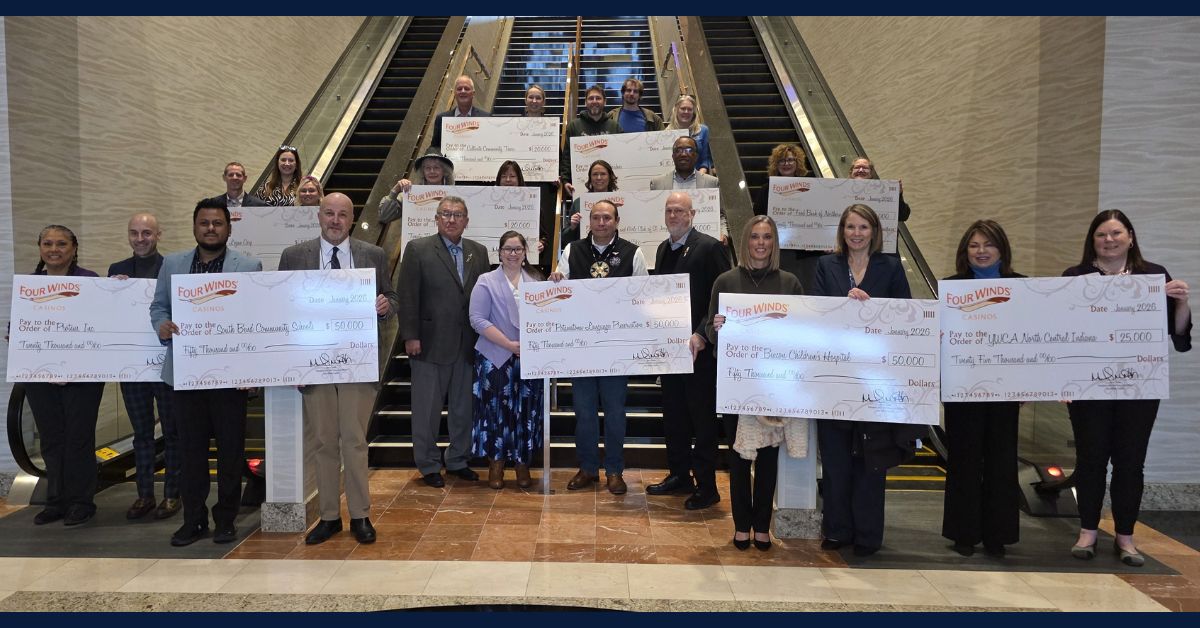 Pokagon Band and its Four Winds Casinos Announce Community Investment Contributions for 2026