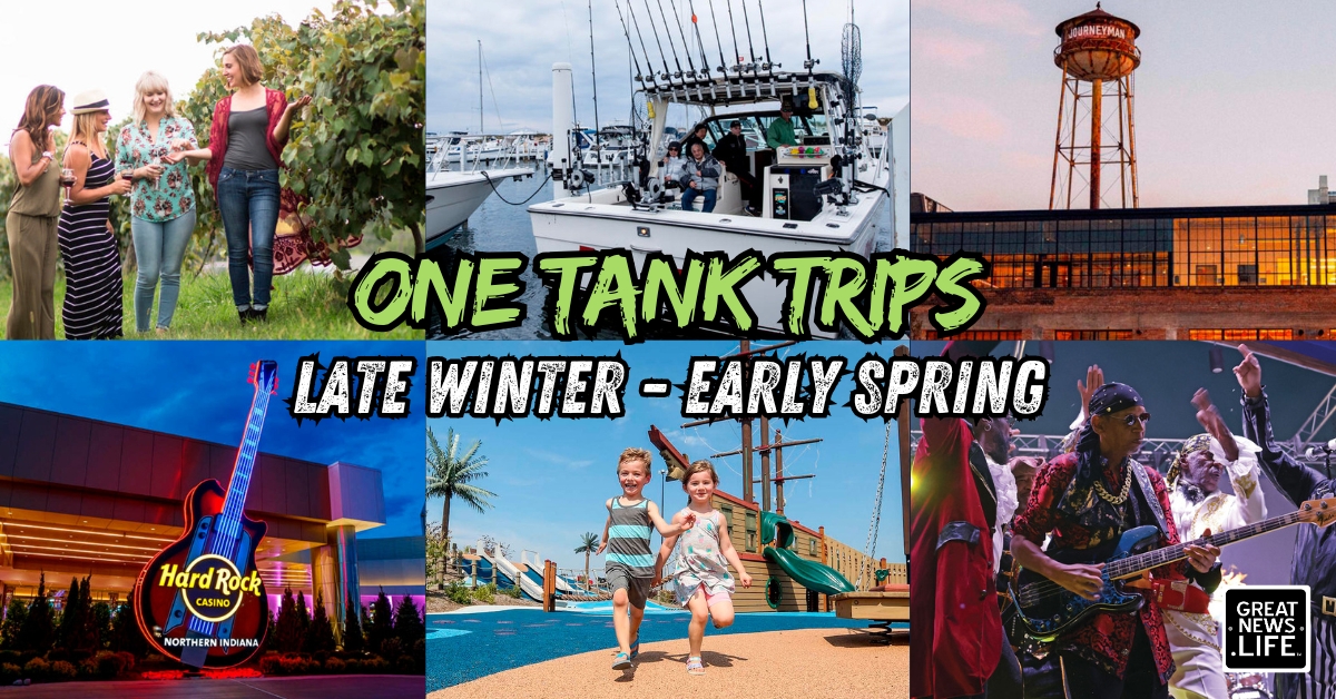 Lake County delivers refreshing “One-Tank Trips” along South Shore for Michiana residents through spring