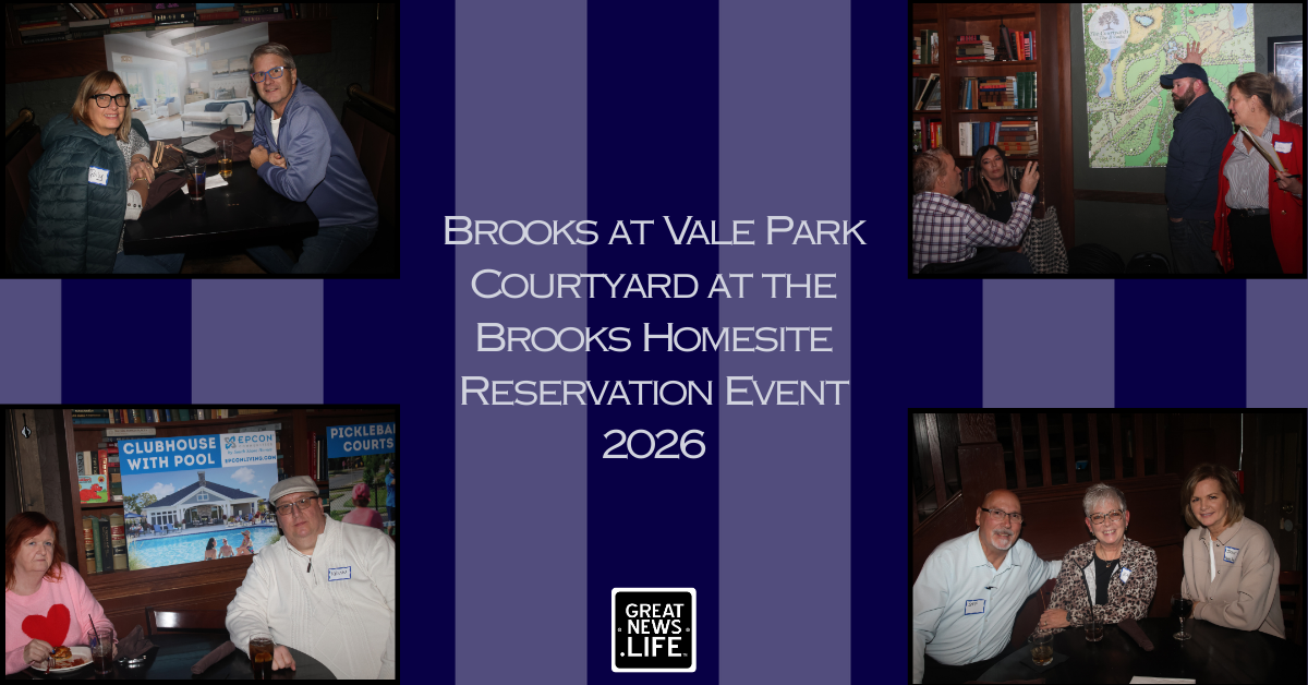 Courtyard at the Brooks Homesite Reservation Event 2026