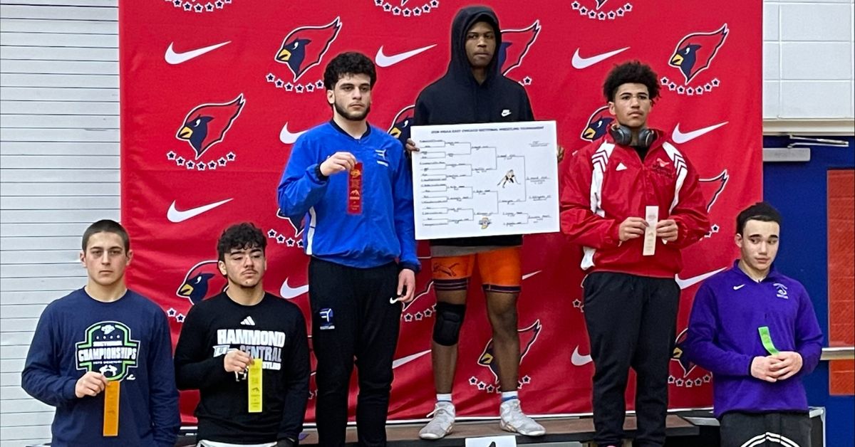 Three West Side Leadership Academy Wrestlers Advance to IHSAA Regional Tournament