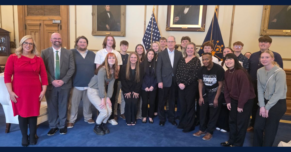 The Tiger Takeover: Tri-Township Students Seize Incredible Opportunity to Meet with Gov. Braun, Attorney General Todd Rokita and other Political Leaders During Indy Statehouse Visit