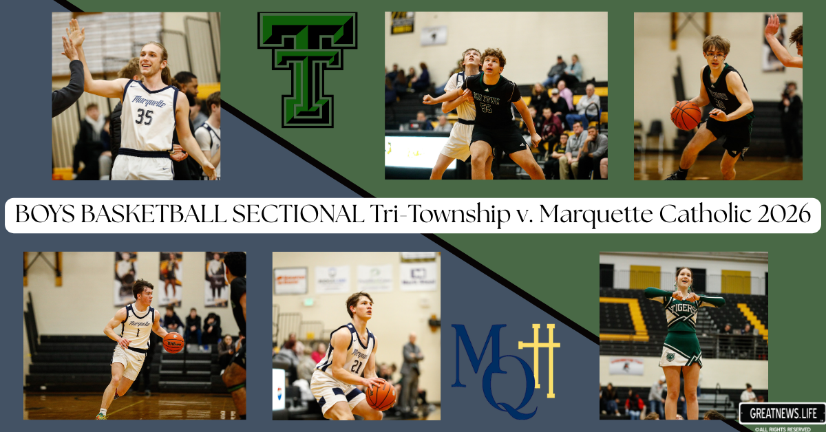 BOYS BASKETBALL SECTIONAL Tri-Township v. Marquette Catholic 2026