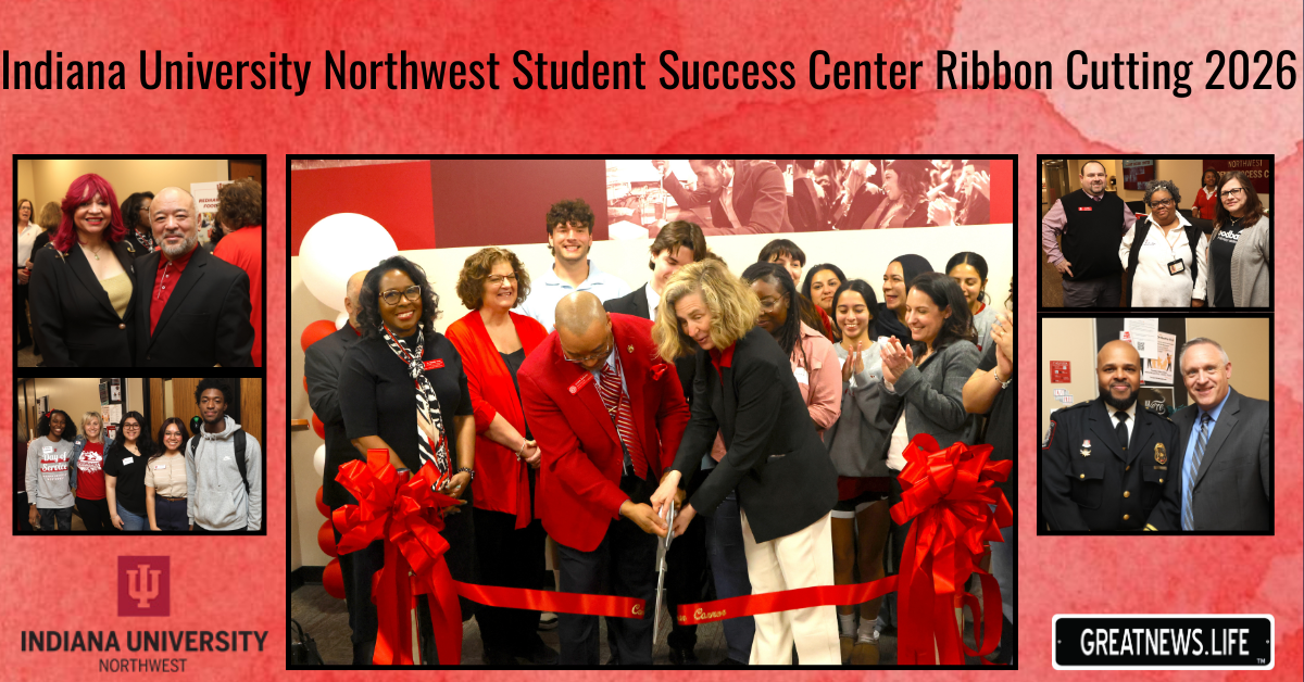 Indiana University Northwest celebrates brand new Student Success Center with ribbon cutting ceremony