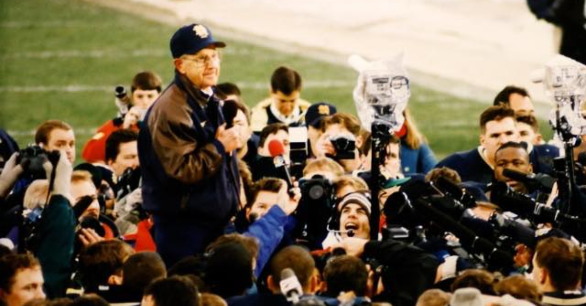 The great Coach Lou Holtz 