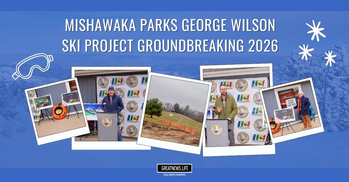 City of Mishawaka Parks and Recreation Department celebrates George Wilson Park Ski Project Groundbreaking 