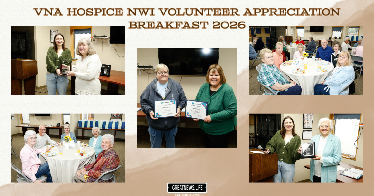 VNA Hospice NWI shows its appreciation for volunteers at annual breakfast