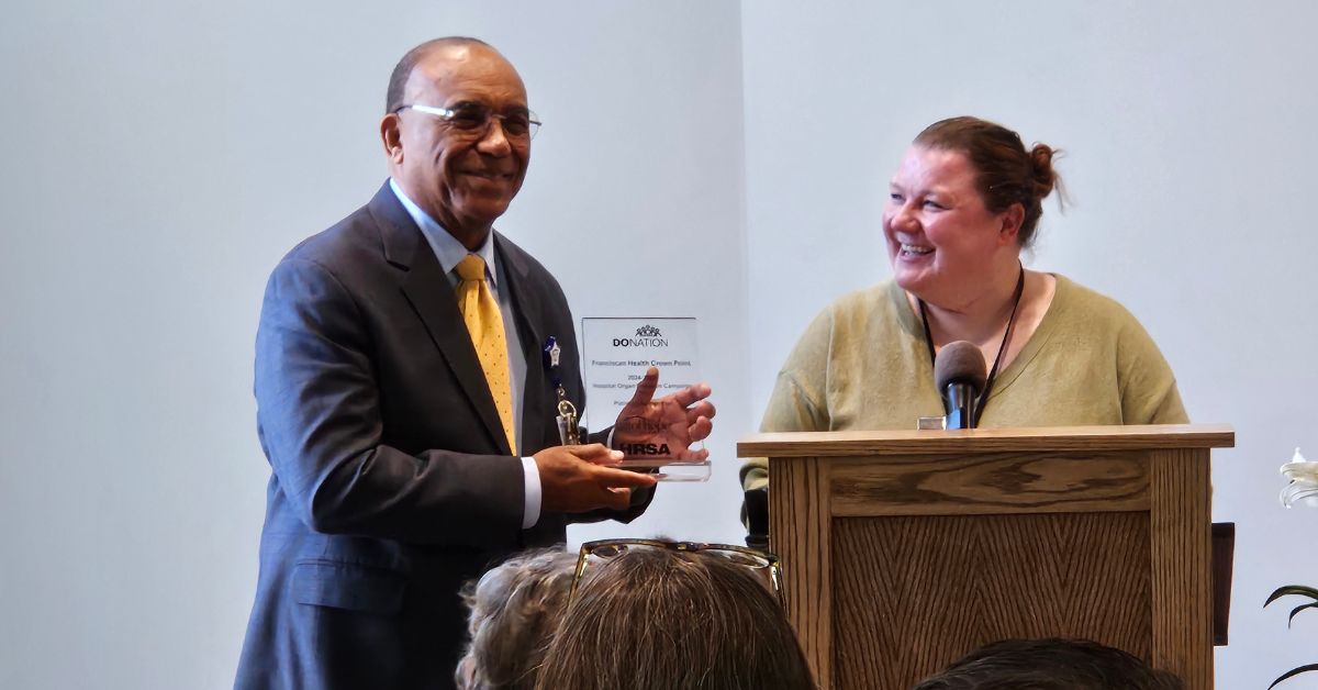 Franciscan Health Crown Point celebrates Donate Life Month