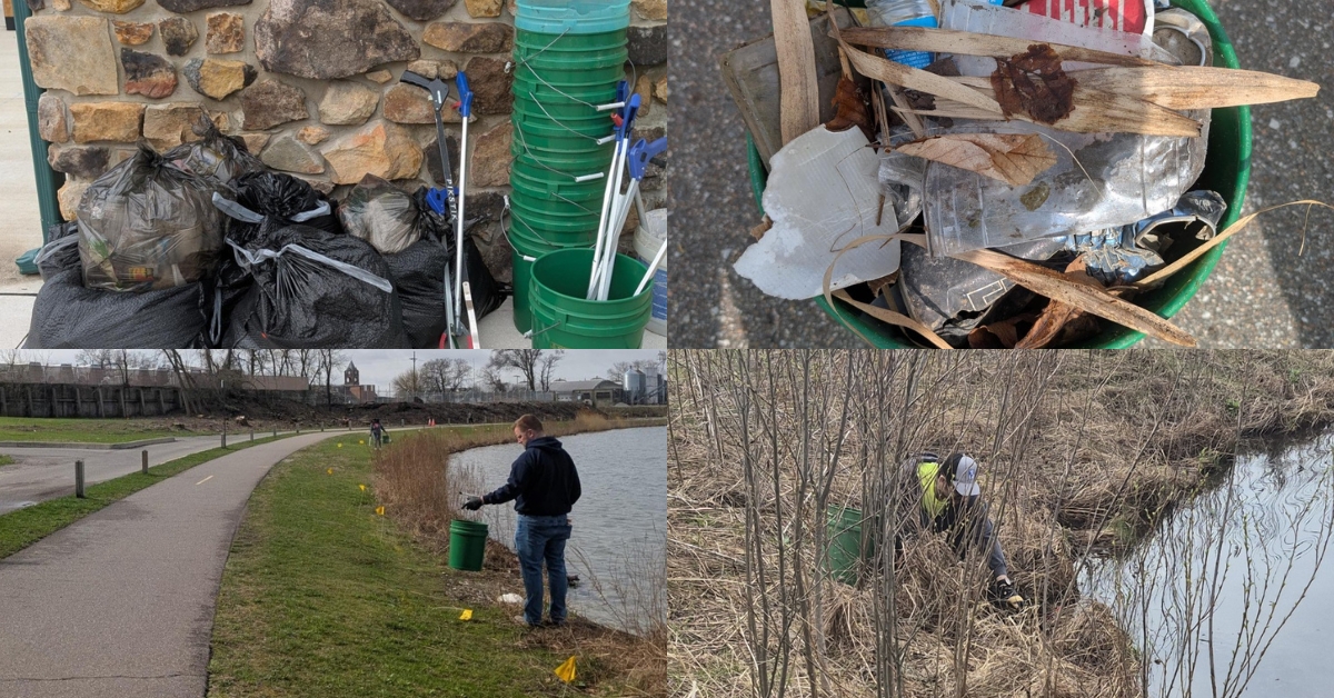 Larson-Danielson Volunteers Clean up La Porte Parks, Trails