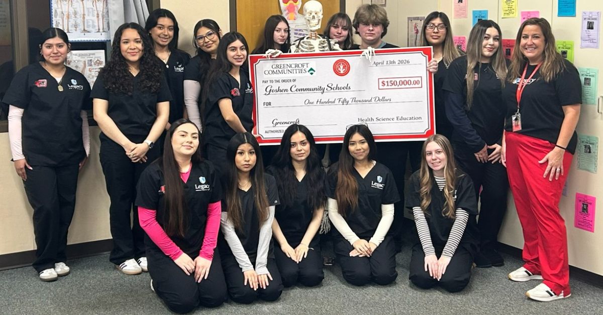 Partnership with Greencroft Communities Strengthens Health Sciences Program at GHS