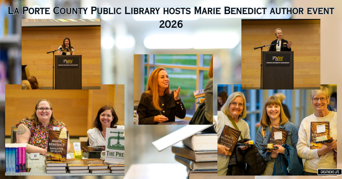 La Porte County Public Library hosts An Evening with Marie Benedict to draw readers together for a night of history and storytelling