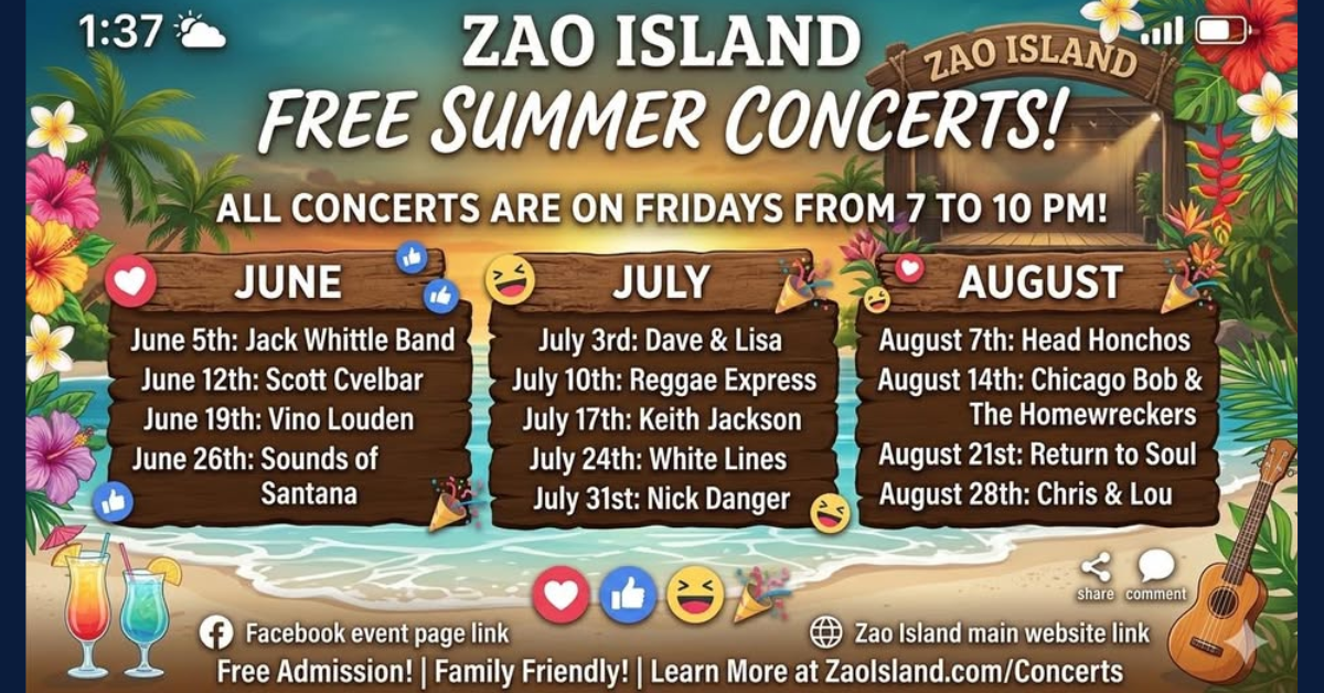 Zao Island’s Summer Concert Series